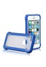 SUPCASE Armor Hard Phone Case For iPhone 5S Cover Clear Matte Back Shockproof Soft TPU Bumper Protective Case-Blue